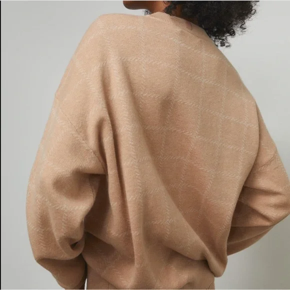 Lunya Cozy Cotton Silk Pullover in Tranquil Tan Medium Large $218 - Picture 5 of 6